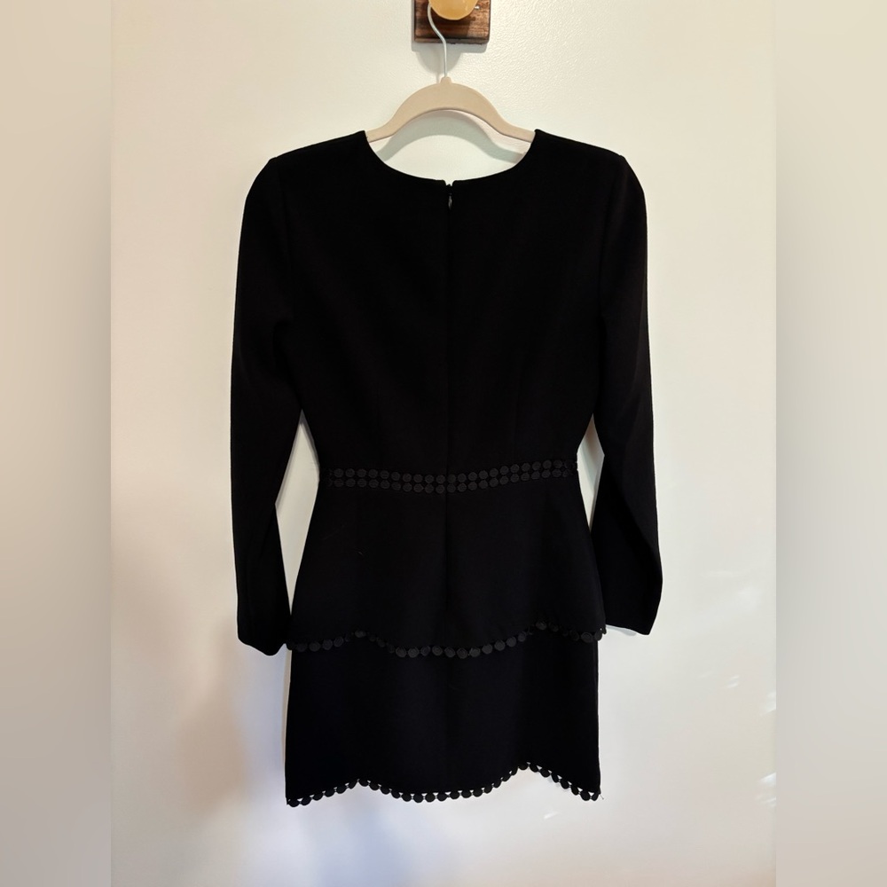 NWOT Club Monaco Terrona Black Long Sleeve Mini Dress - Picture 4 of 7